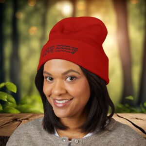 Top It with Kindness 💛🧢 Embroidered Lasagna Love Beanie