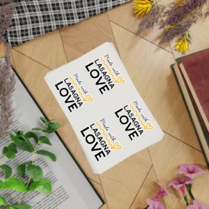 Seal Every Meal Delivery with Love π§‘πβ¨ βMade with Lasagna Loveβ Stickers for Volunteers ππ©βπ³ (5 sticker sheets)