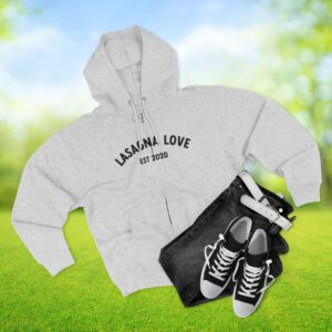 Zip Into Kindness 💛🍝 — Lasagna Love Unisex Hoodie