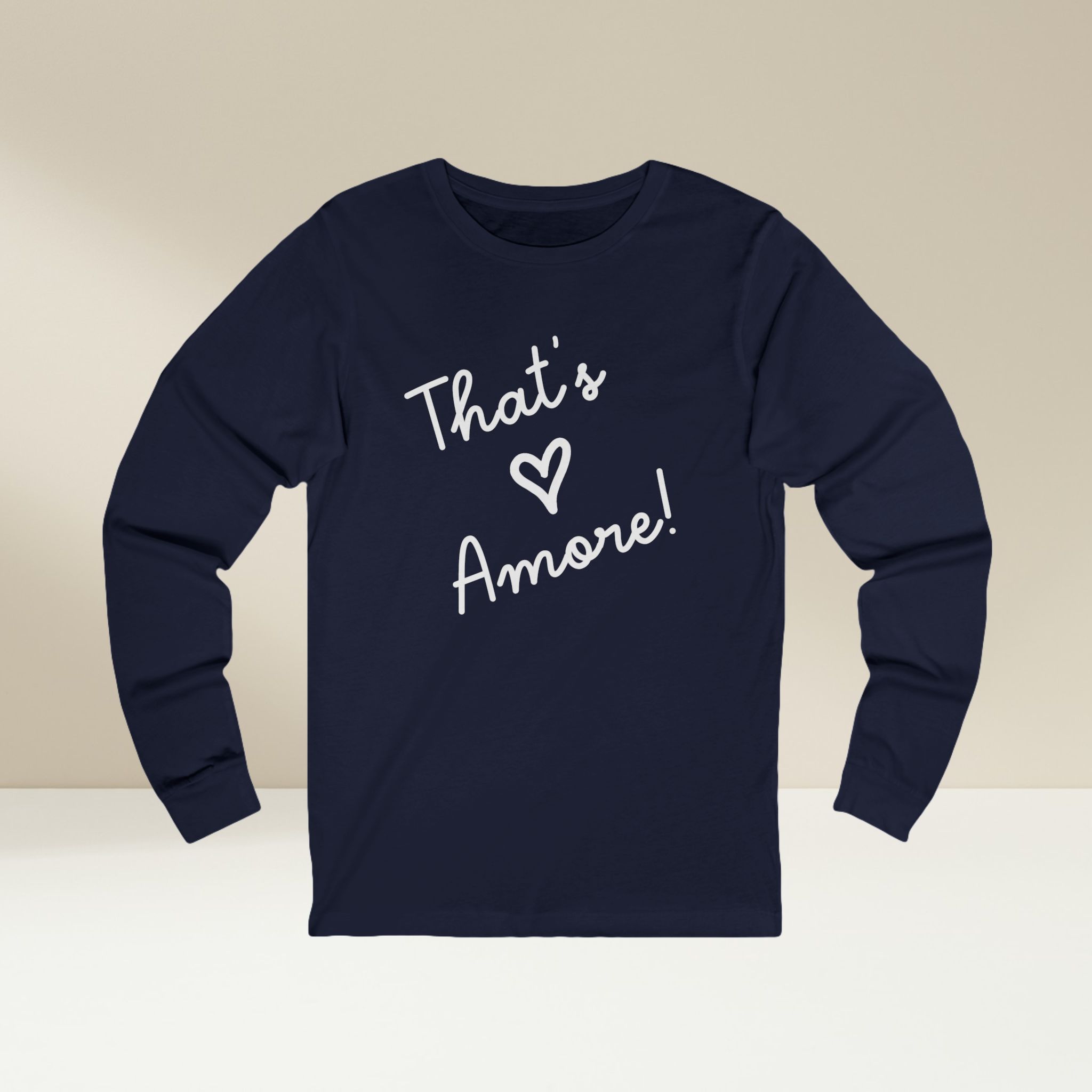 Thatβs Amore π€π Unisex Long Sleeve Tee β Logo on Back | Lasagna Love - Image 5