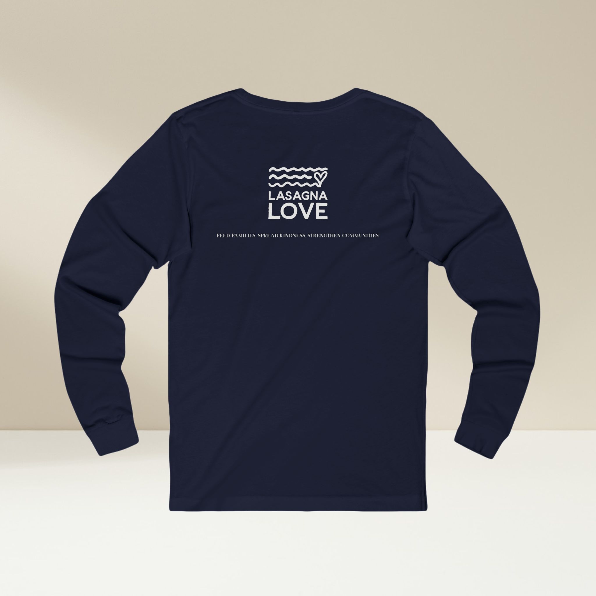 Thatβs Amore π€π Unisex Long Sleeve Tee β Logo on Back | Lasagna Love - Image 6