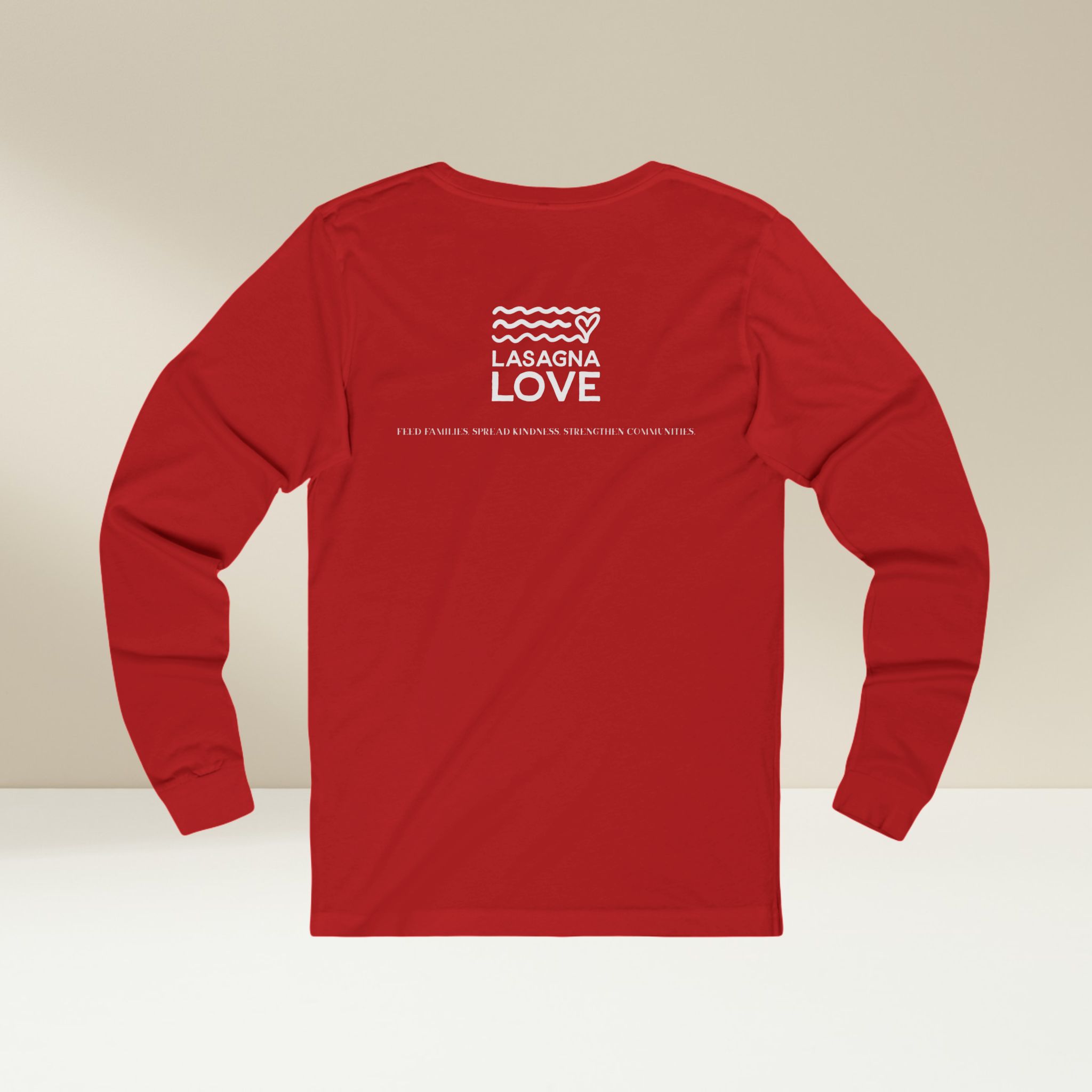 Thatβs Amore π€π Unisex Long Sleeve Tee β Logo on Back | Lasagna Love - Image 2