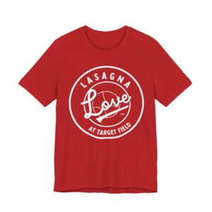 Unisex- Lasagna Love at Target Field – Community Day Shirt (2026 Ballpark Tour Edition)