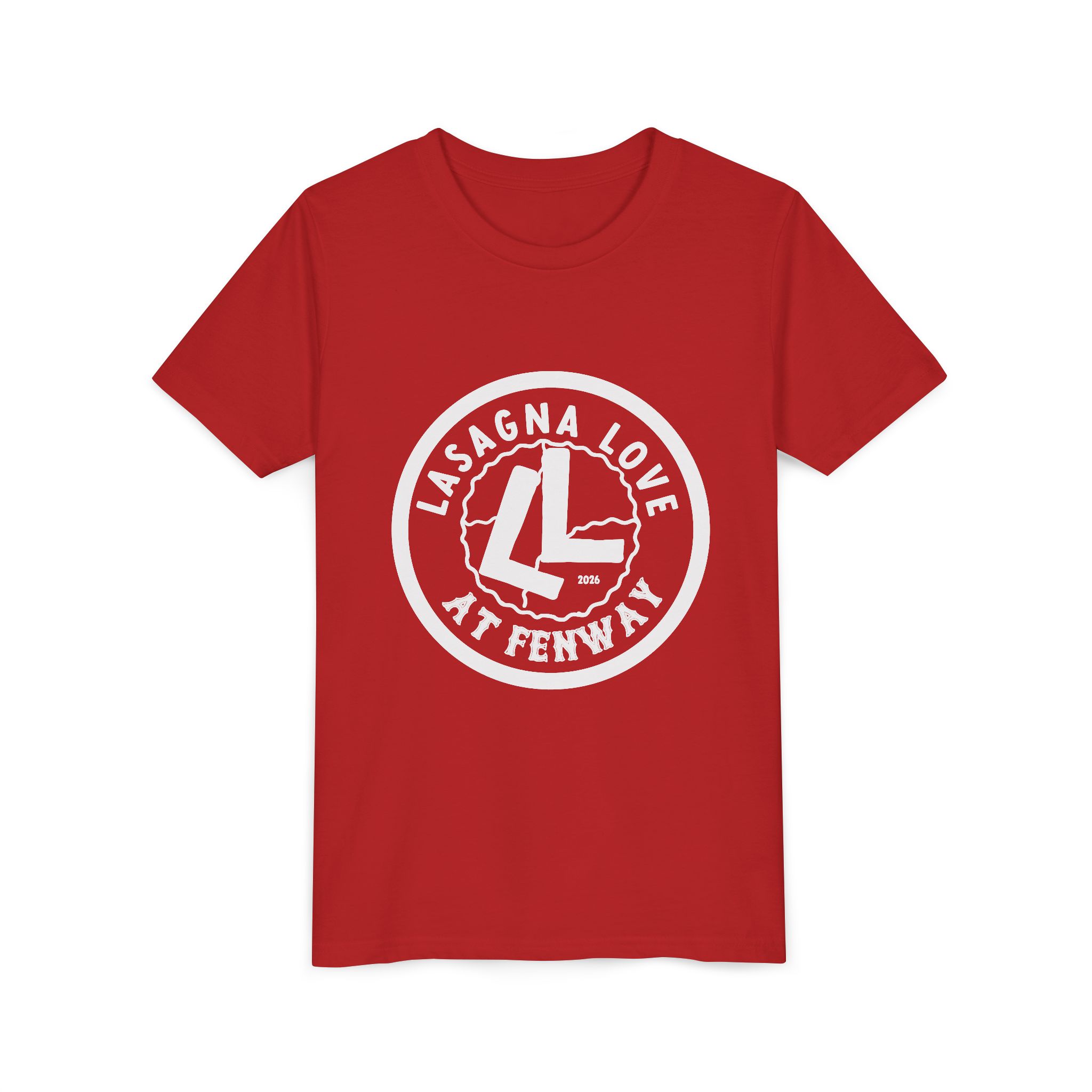 Youth - Lasagna Love at Fenway Park – Community Day Shirt (2026 Ballpark Tour Edition) - Image 2