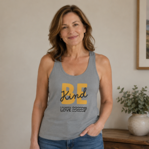 🧡 Be Kind. Give Back. Tank It Forward. 💪✨ Women’s Racerback Tank