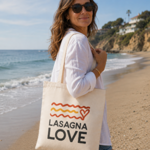 Carry Kindness Everywhere ππ β Lasagna Love Tote Bag πβ¨
