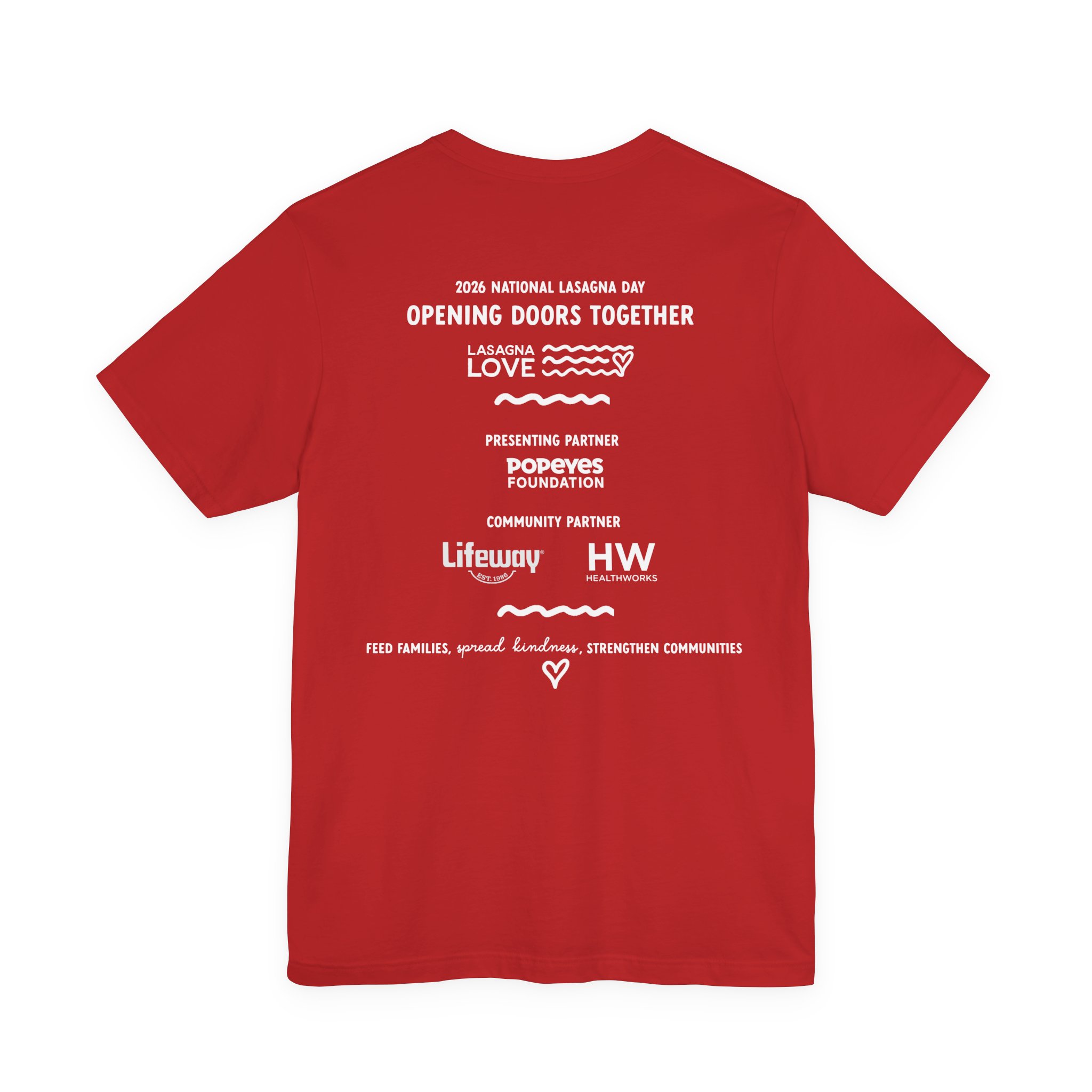 🇦🇺 National Lasagna Day 2026 Unisex Celebration Tee | Australia Residents ❤️ - Image 3