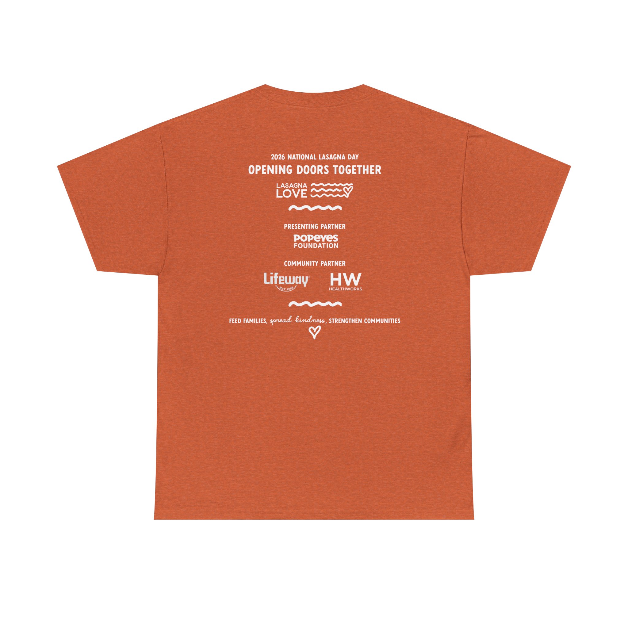 Unisex National Lasagna Day Heavy Cotton Tee - Image 3