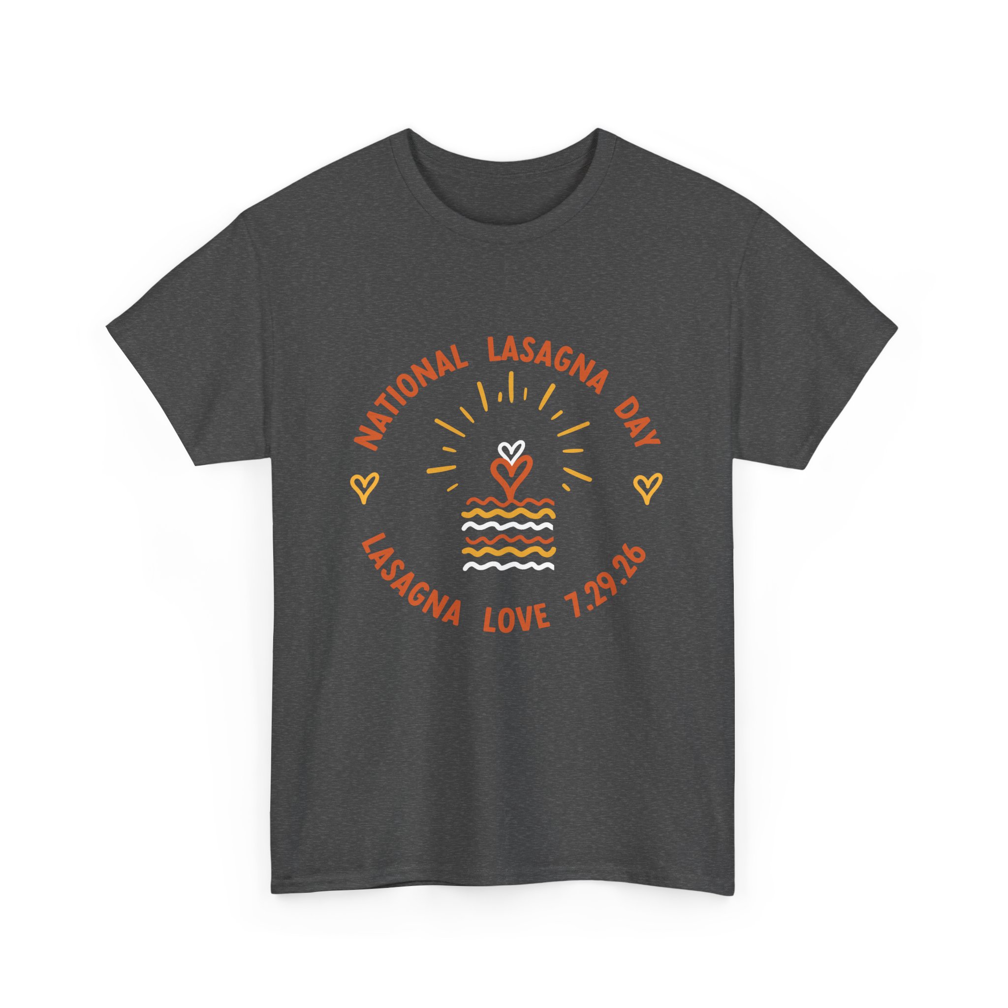 Unisex National Lasagna Day Heavy Cotton Tee
