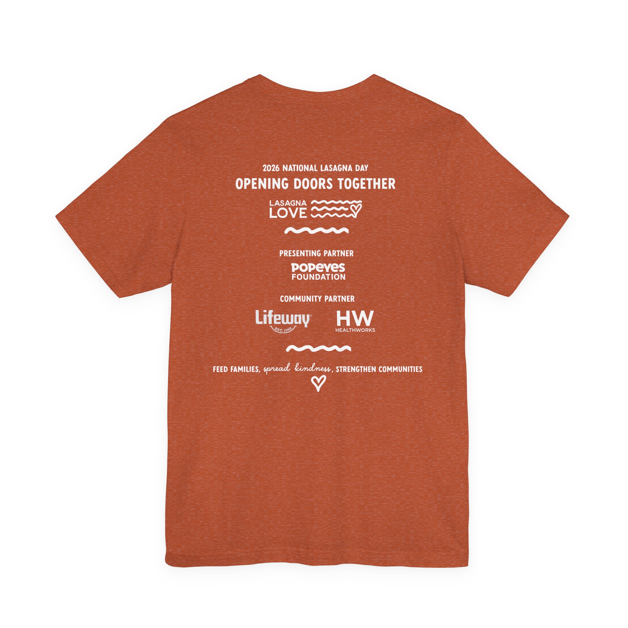 ❤️ National Lasagna Day 2026 Unisex Celebration Tee 🍝 - Image 6