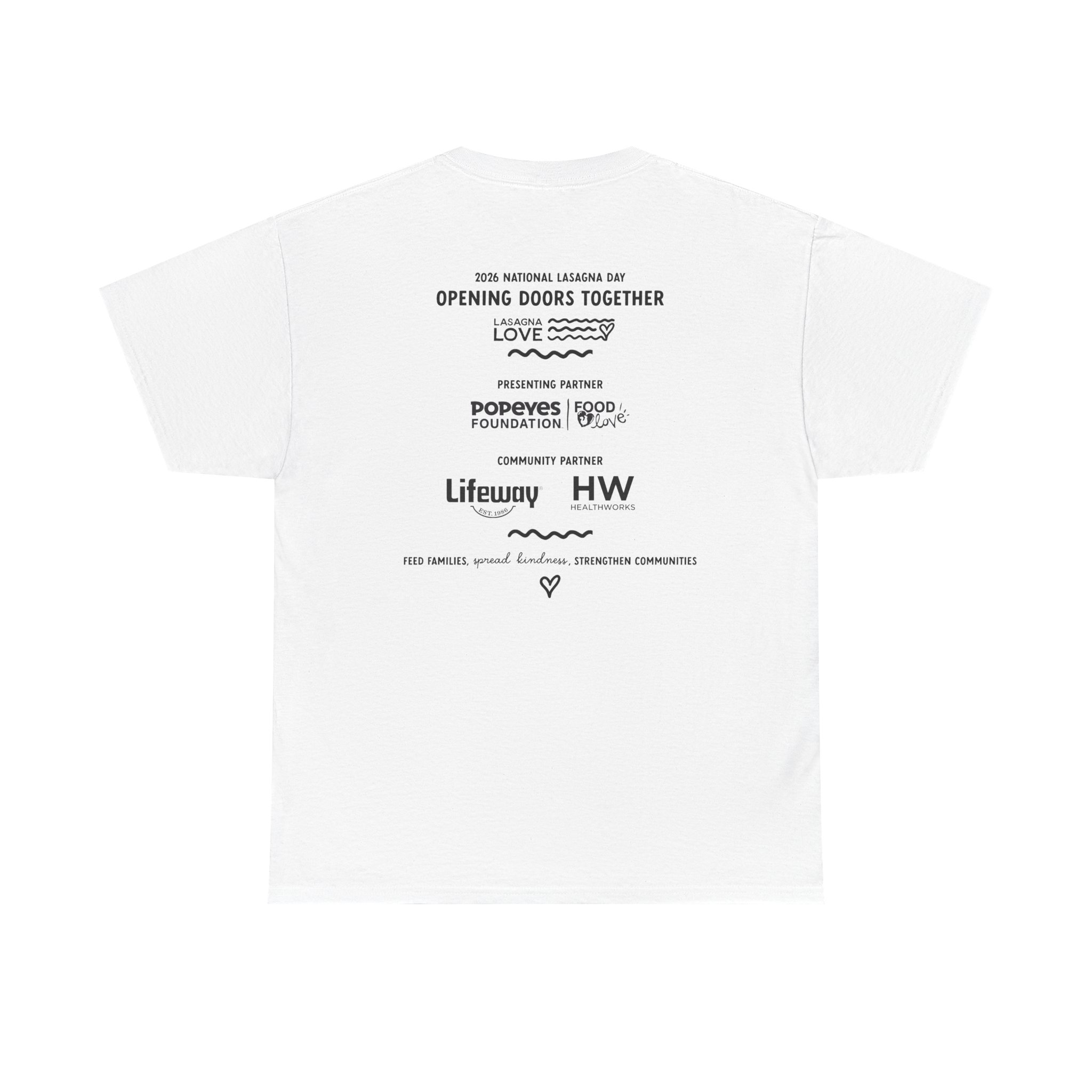 Unisex National Lasagna Day Heavy Cotton Tee - Image 3