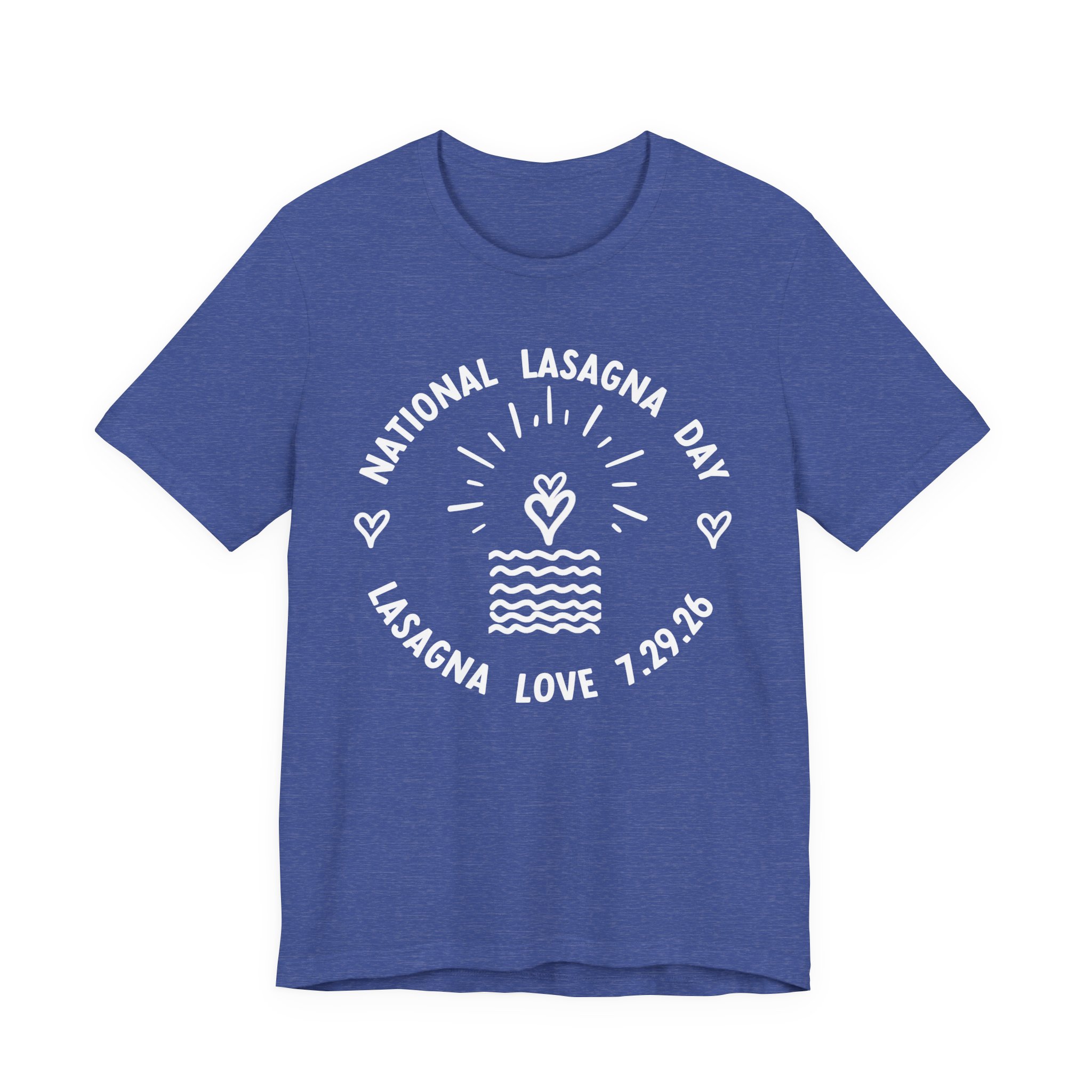❤️ National Lasagna Day 2026 Unisex Celebration Tee 🍝 - Image 10