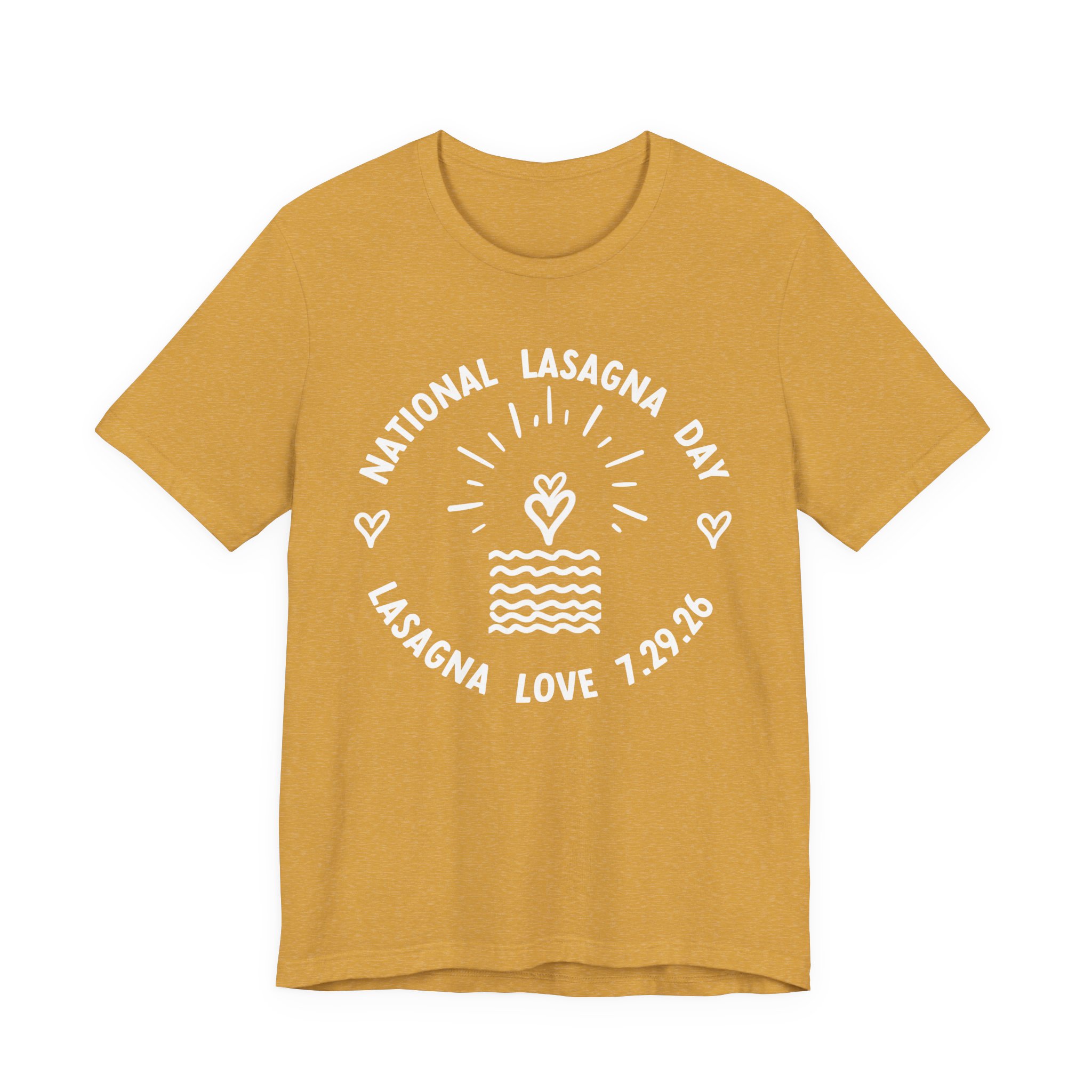 ❤️ National Lasagna Day 2026 Unisex Celebration Tee 🍝 - Image 7