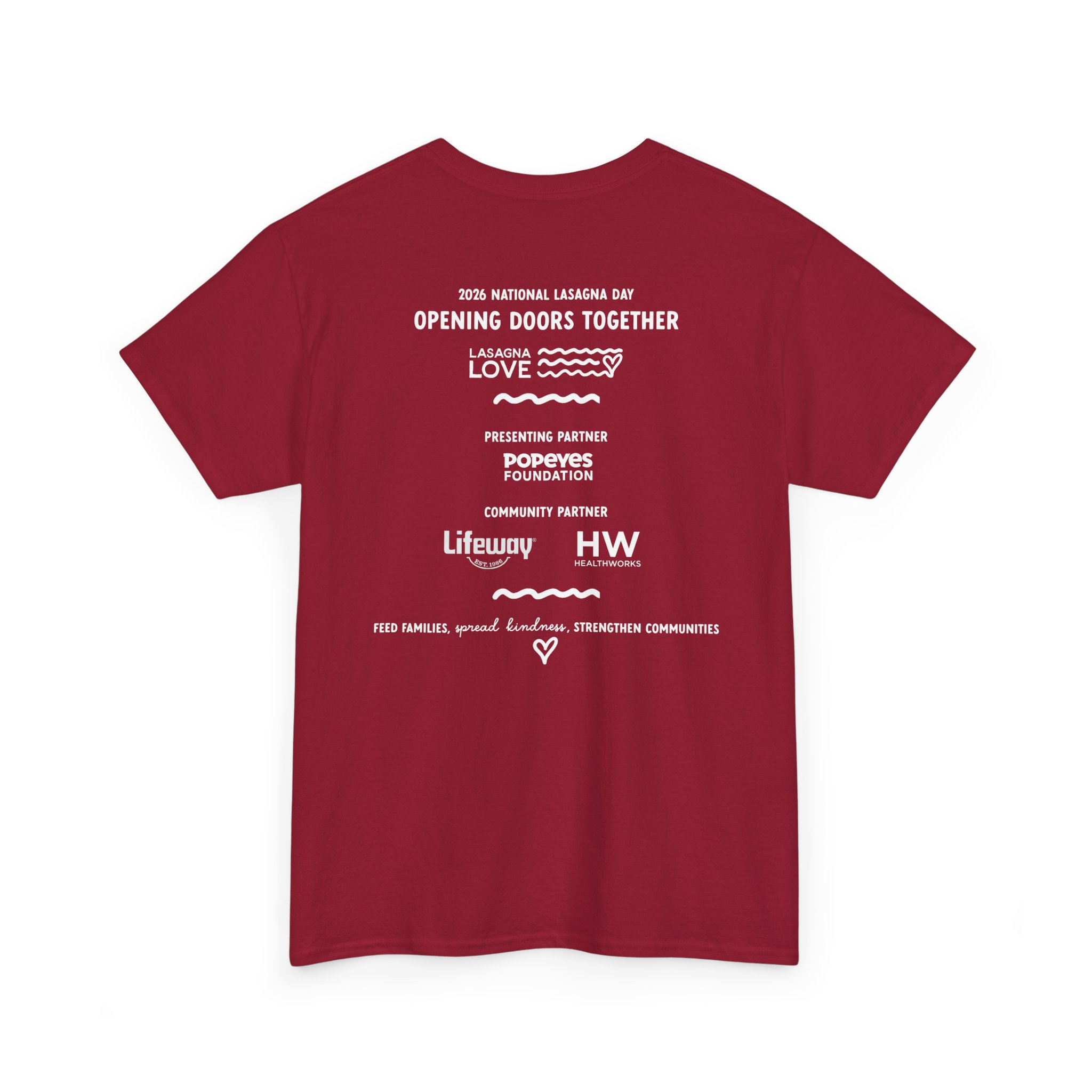 Unisex National Lasagna Day Heavy Cotton Tee - Image 4