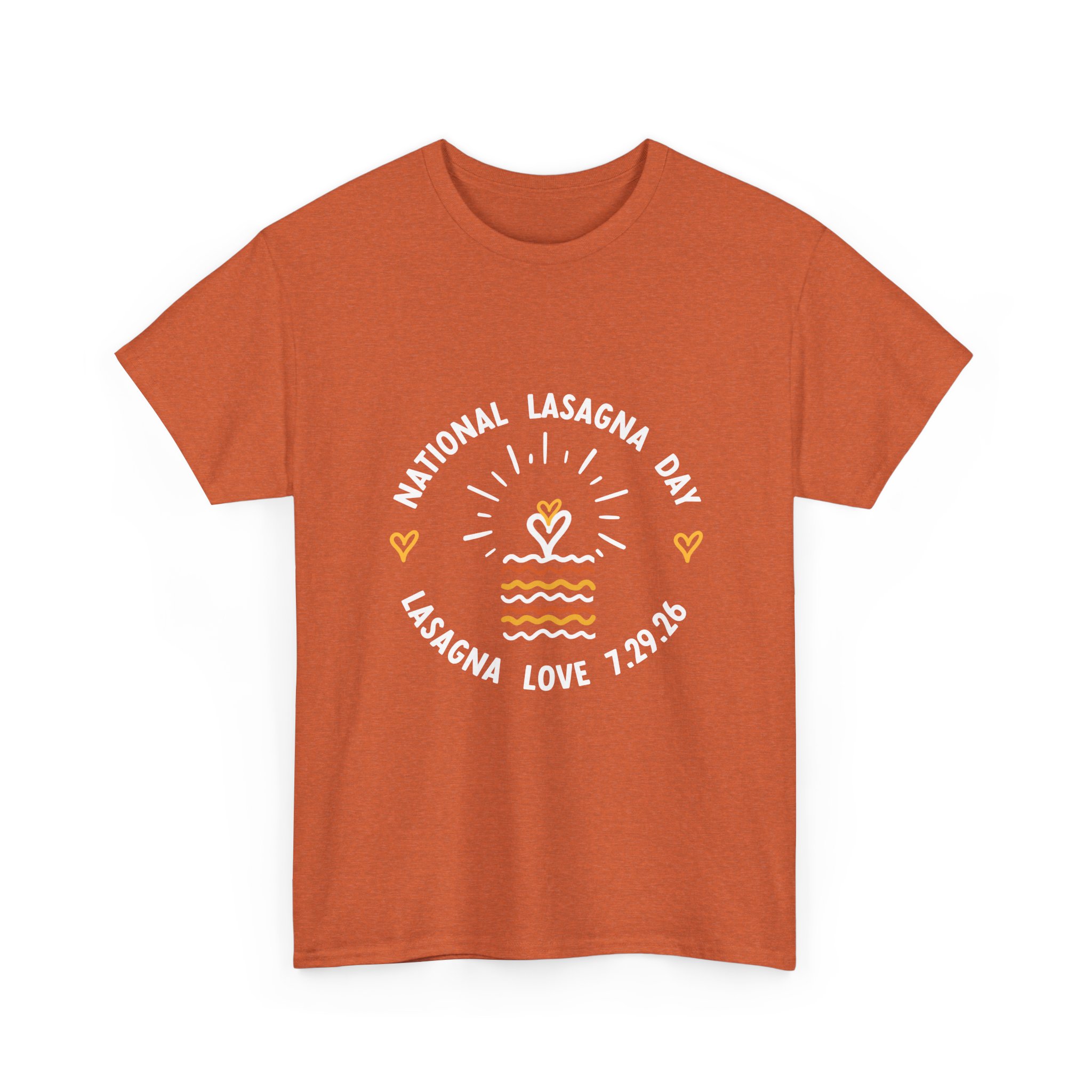 Unisex National Lasagna Day Heavy Cotton Tee