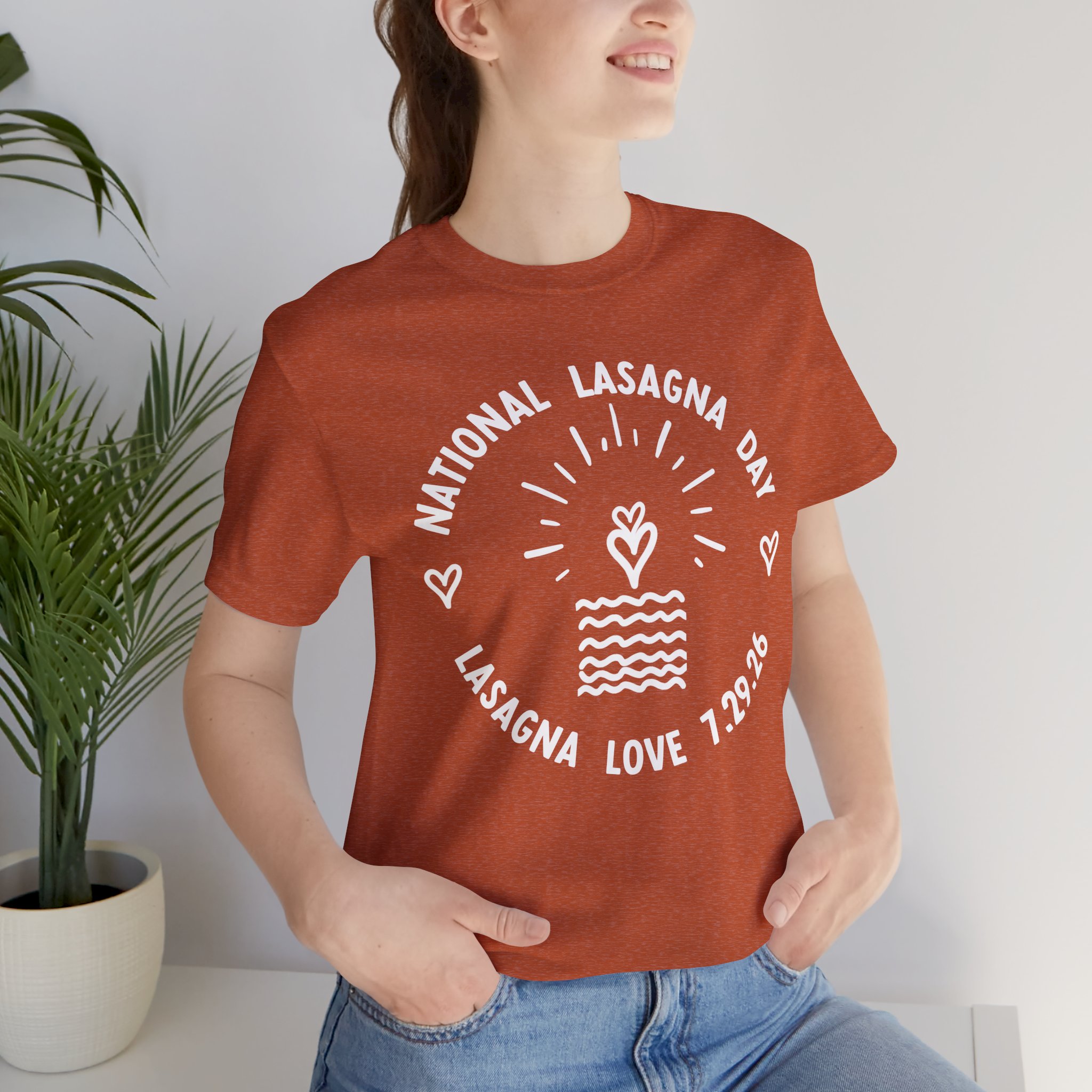 ❤️ National Lasagna Day 2026 Unisex Celebration Tee 🍝 - Image 4