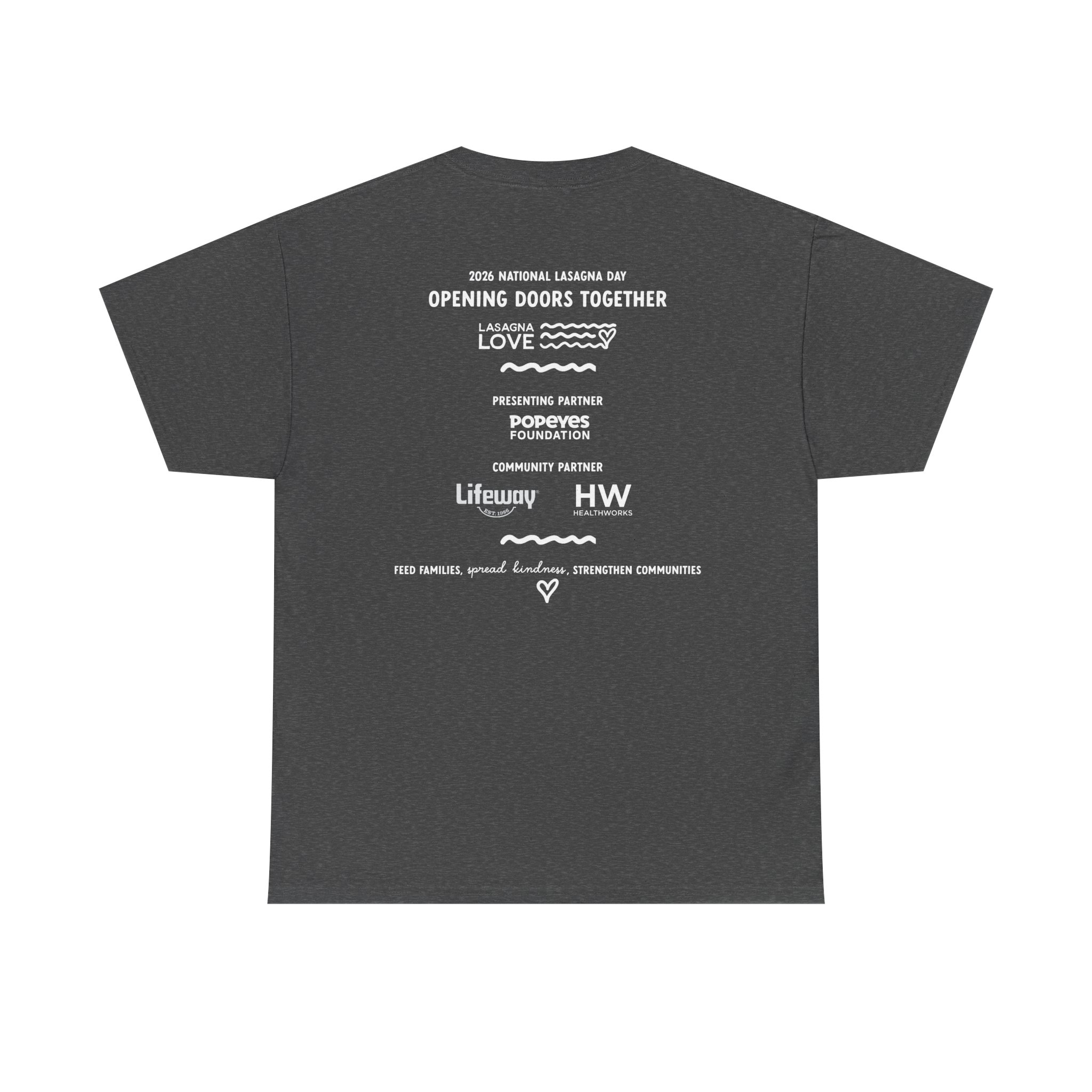Unisex National Lasagna Day Heavy Cotton Tee - Image 3