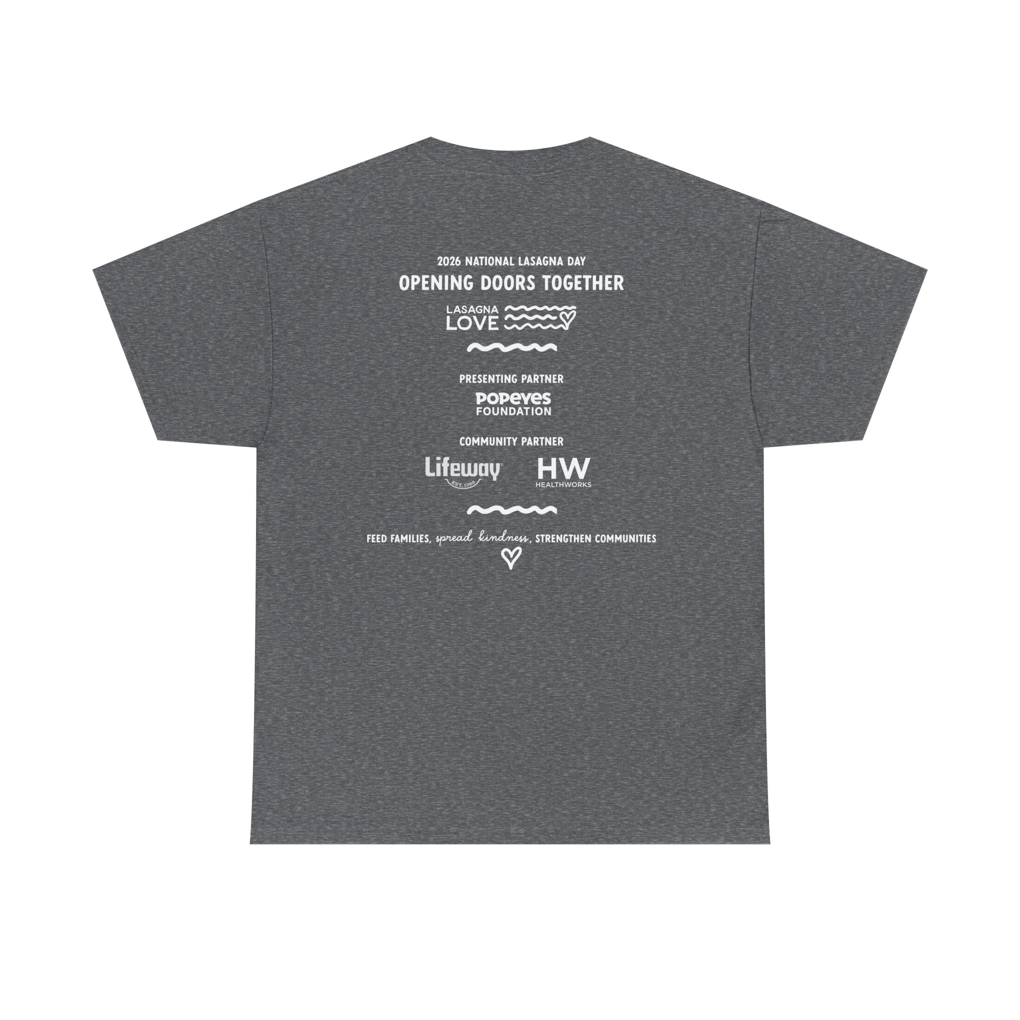 Unisex National Lasagna Day Heavy Cotton Tee - Image 2