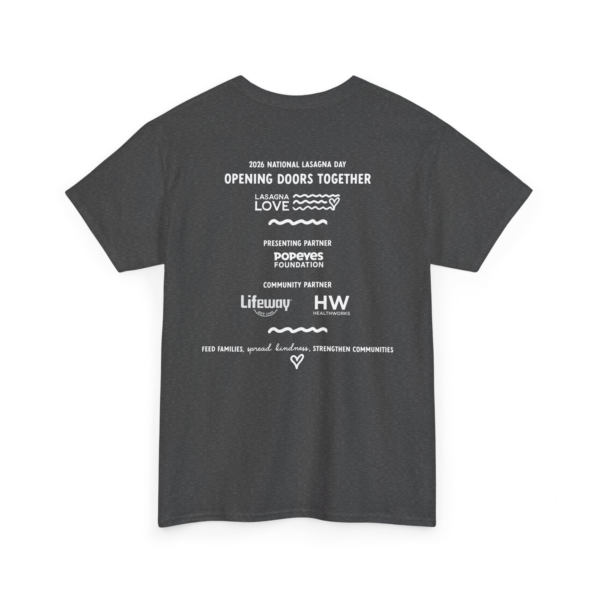Unisex National Lasagna Day Heavy Cotton Tee - Image 4