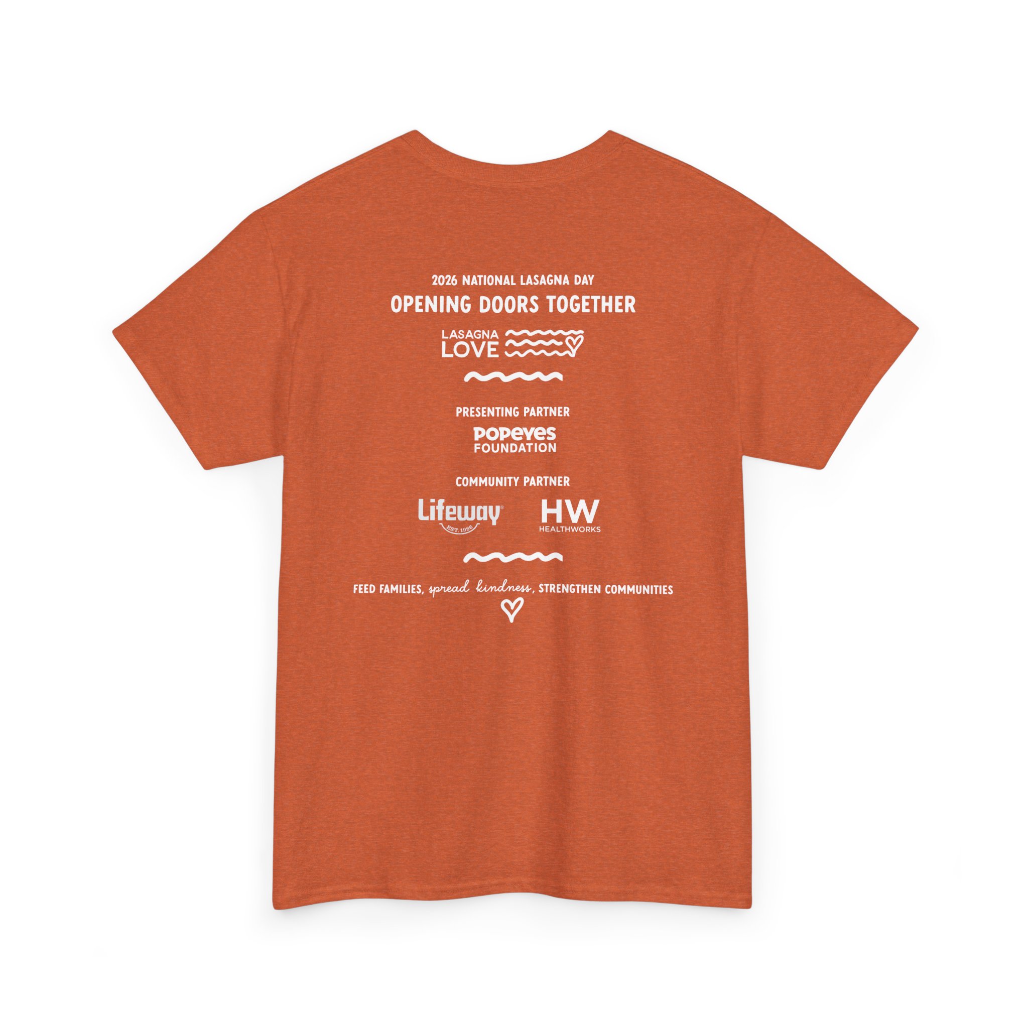 Unisex National Lasagna Day Heavy Cotton Tee - Image 4