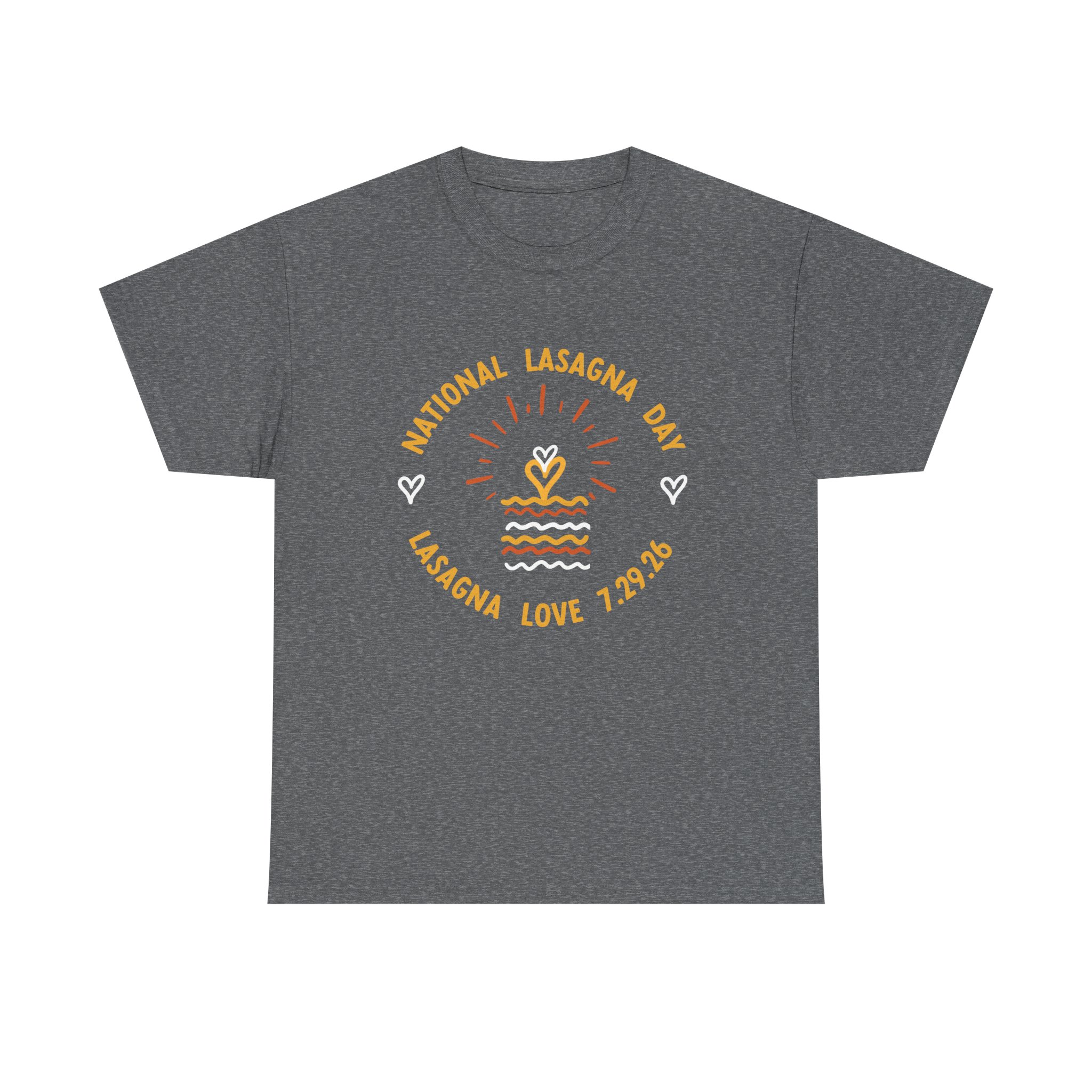 Unisex National Lasagna Day Heavy Cotton Tee