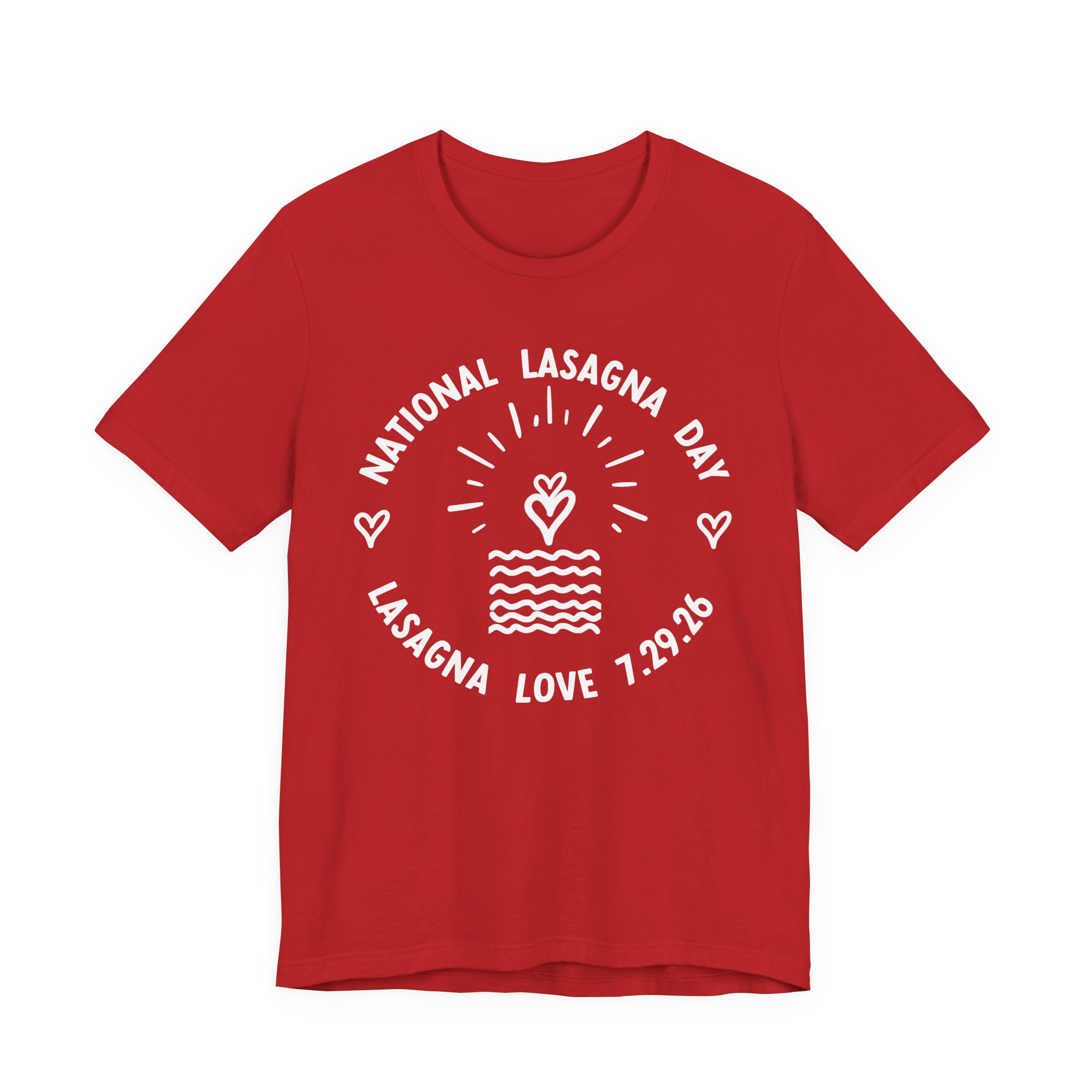 ❤️ National Lasagna Day 2026 Unisex Celebration Tee 🍝 - Image 19