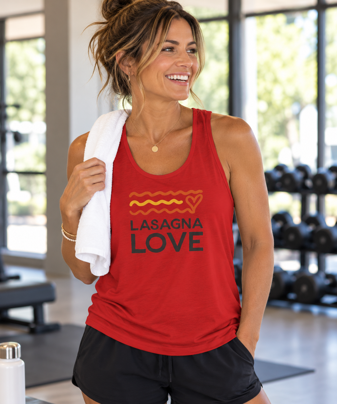 Lasagna Love Unisex Jersey Tank ❤️ - Image 2