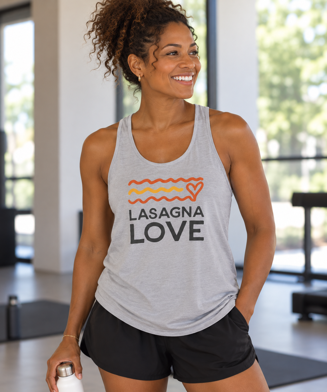 Lasagna Love Unisex Jersey Tank ❤️