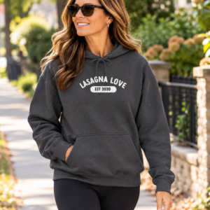 Timeless Comfort, Endless Kindness 💛 — Lasagna Love Unisex Hoodie