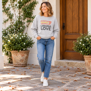 Lasagna Love Unisex Crewneck Sweatshirt