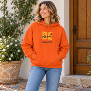 Unisex Be Kind 🧡 Lasagna Love Hoodie for Everyday Giving  🍝✨