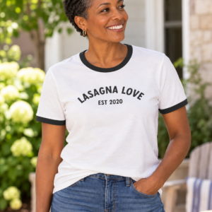 Unisex Lasagna Love 6th Birthday Ringer Tee 🎉